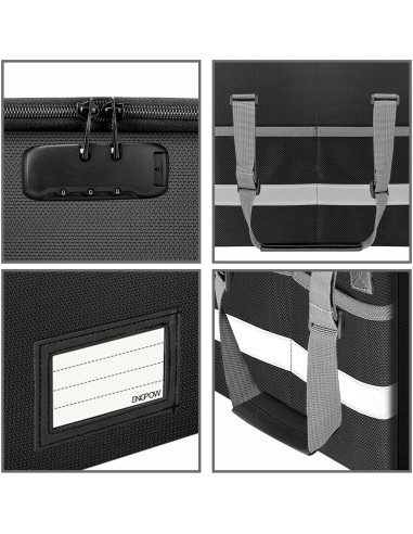 Caja de archivo a prueba de fuego ENGPOW con cerradura 33L