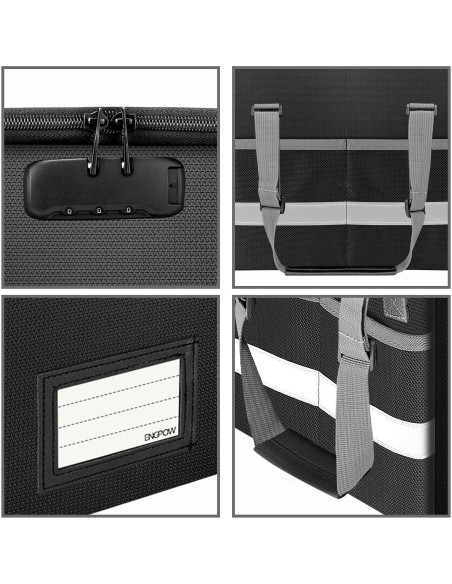 Caja de archivo a prueba de fuego ENGPOW con cerradura 33L