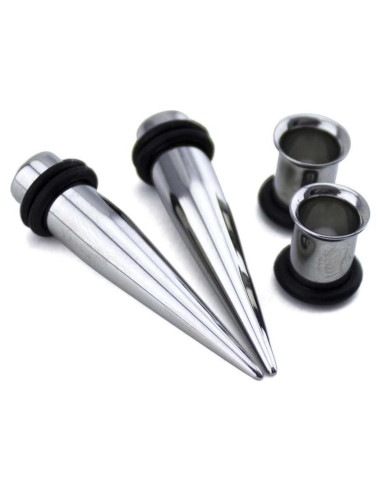 Kit de Estiramiento de Orejas Urban Body Jewelry 1 Gauge 4 Piezas