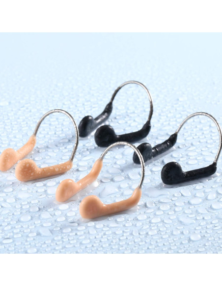 12 Clips de Nariz para Nadar Fiada - Adultos y Niños