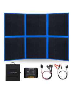 Panel Solar Plegable ATEM POWER 200W con Controlador MPPT
