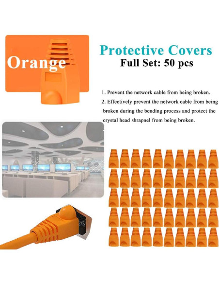 Juego de Crimpado RJ45 LEATBUY-TECH con Cortador y Pinzas