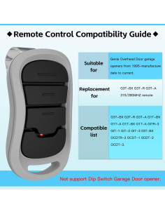 Control Remoto Genie para Puertas de Garaje, Paquete de 2 2