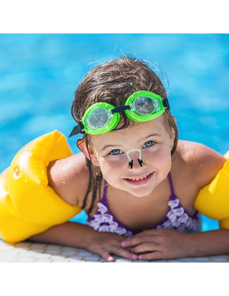 10 Clips para la Nariz Linwnil para Natación - Ajuste Universal