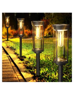 Luces de Camino Solares COXSENI 8PCS IP65 40LM Jardín