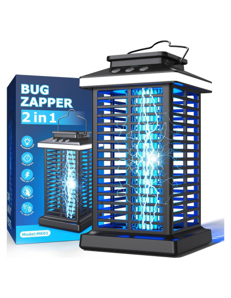 Zapper de Insectos KOOSA 4000V Recargable con Luz LED