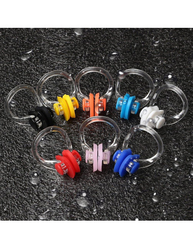 Clip de Nariz de Silicona Wode Shop - 8 Piezas Impermeables