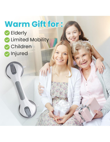 Barra de Agarre TAILI 30.99 cm Gris Brilla en la Oscuridad