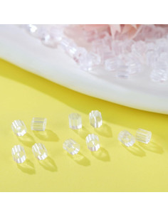 Respaldos de Aretes de Silicona Kerryjewl 100 Pcs Claros 2