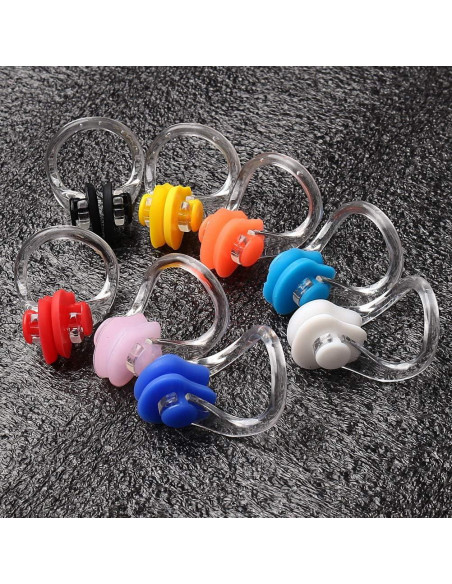 Clip de Nariz de Silicona Wode Shop - 8 Piezas Impermeables