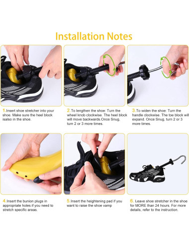 Estirador de Zapatos Eachway Ajustable para Hombre Talla 10-13.5