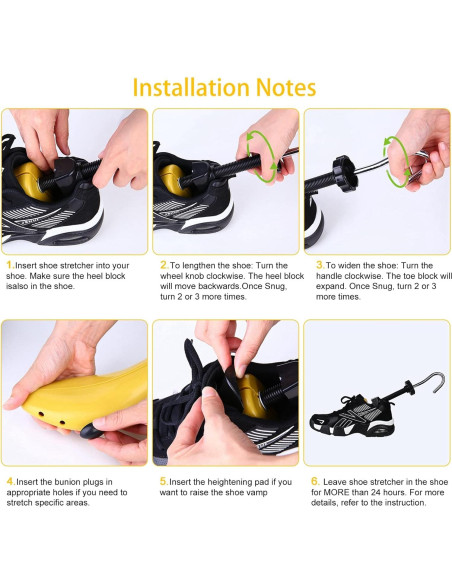 Estirador de Zapatos Eachway Ajustable para Hombre Talla 10-13.5