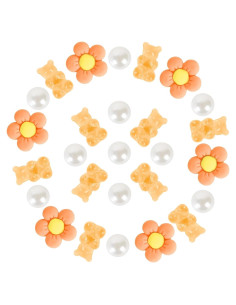 Encantos para Zapatos de Mujer WharFlag - 27 Piezas Coloridas