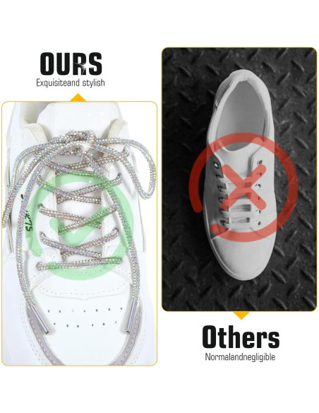 Cordoneras de Strass Brillantes Larrel 120cm para Zapatillas