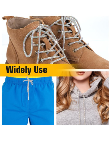 Cordoneras de Strass Brillantes Larrel 120cm para Zapatillas