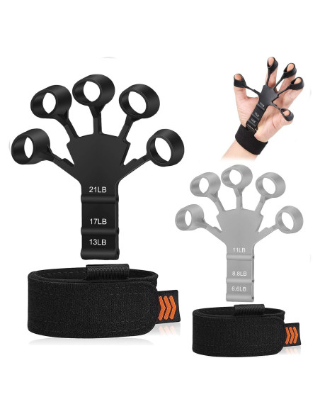 Entrenador de Fuerza de Agarre Wuvee 6 Niveles Ajustable