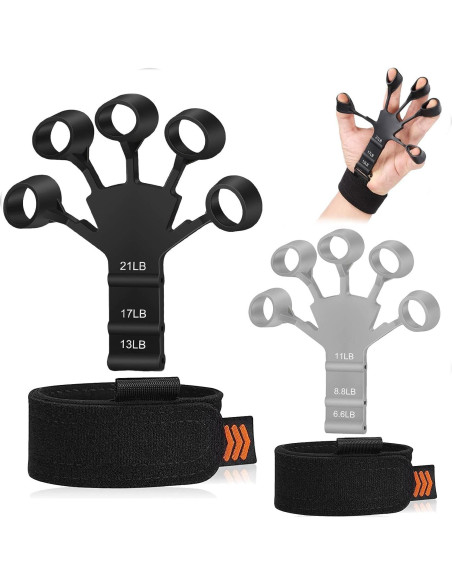 Entrenador de Fuerza de Agarre Wuvee 6 Niveles Ajustable