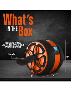 Rueda de Abdominales SQUATZ Ultra Ancha con Esterilla 2