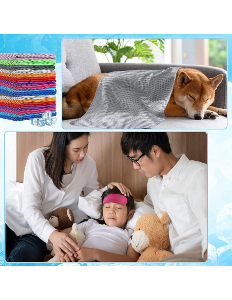 Toallas Enfriadoras Maitys 200 Pcs Microfibra 80 x 30 cm