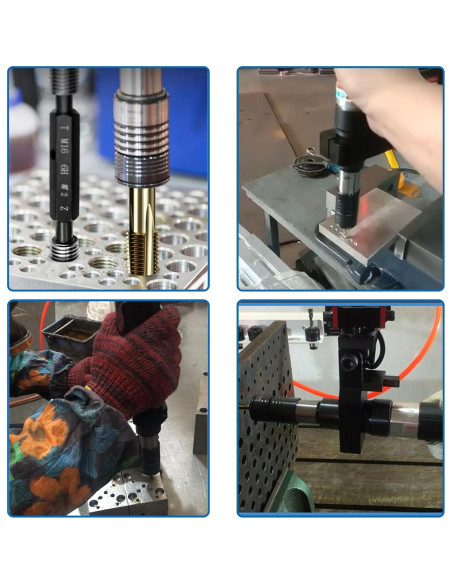 Máquina de Taladrado Neumática Melwozhwu GS7125 970mm M3-M12