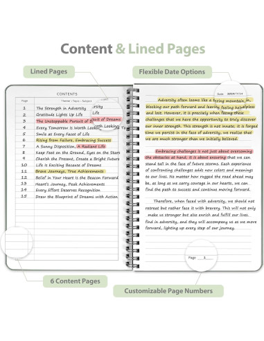 Cuaderno Espiral Tapa Dura A5 VALOME Verde 146 Páginas