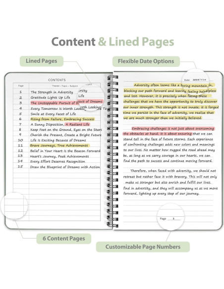 Cuaderno Espiral Tapa Dura A5 VALOME Verde 146 Páginas