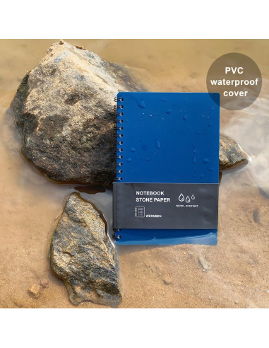 Cuadernos Espirales Impermeables WRENBEN 2PCS 100 Páginas