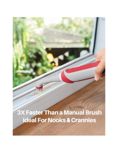 Cepillo de Lechada Eléctrico kHelfer Recargable con 5 Cabezas