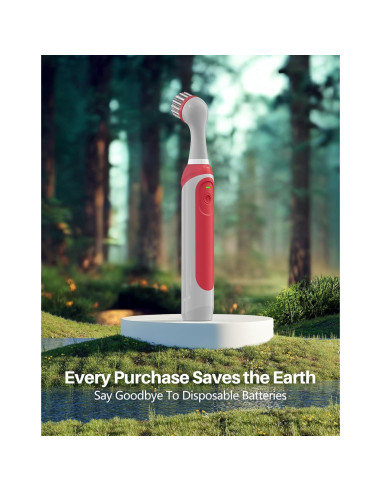 Cepillo de Lechada Eléctrico kHelfer Recargable con 5 Cabezas