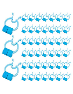 Clips de Parada Nasal de Espuma Frienda - 60 Piezas Azul