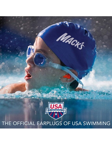 Tapones para Oídos de Silicona Moldable Mack's Niños 200 Pares