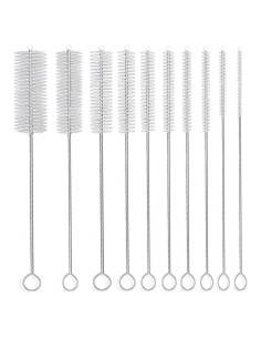 Juego de 10 cepillos de limpieza PEAKTREND 20 cm acero inoxidable