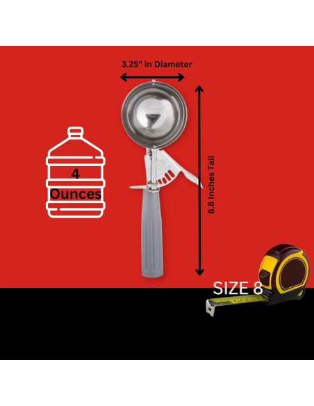 Cucharón Disher TableCraft 2108 113.4 g Acero Inoxidable