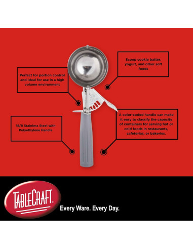 Cucharón Disher TableCraft 2108 113.4 g Acero Inoxidable