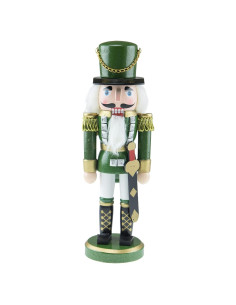 Muñeco de Nuez Tradicional Verde 26 cm Clever Creations