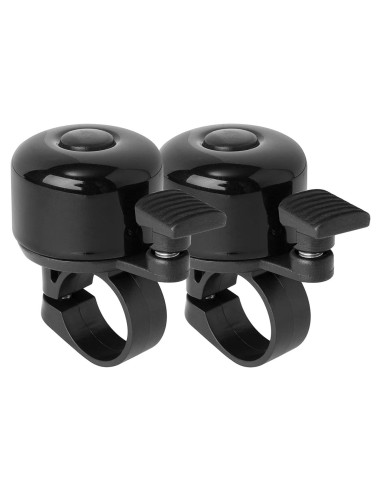Timbre de Bicicleta Binudum JH-1 Clásico 2 Pcs Negro