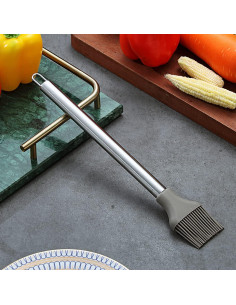Brocha de Basting Berglander de Silicona y Acero Inoxidable 2