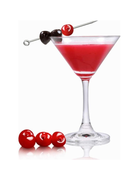 20 Palillos de Cóctel de Acero Inoxidable 11cm Reutilizables