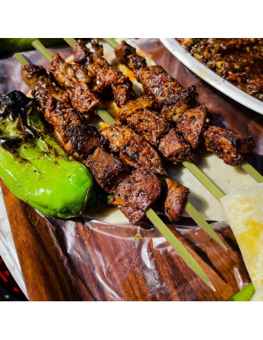 Palitos de Bambú BambooMN 25cm - 100 Piezas para Kebab