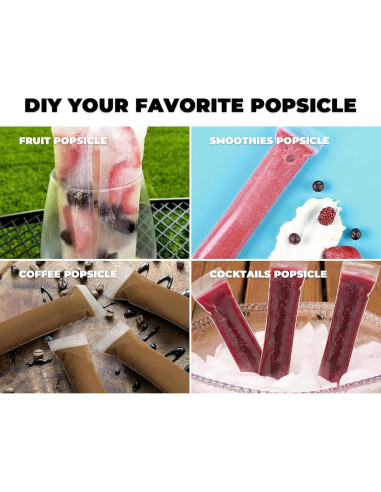 Bolsas Desechables para Paletas de Hielo Nature Pulito 100 Unidades