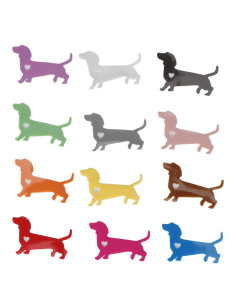 Marcadores de Copas de Vino Zerodis, 24pcs Silicona Gato y Perro