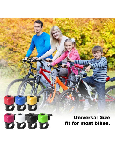 Timbre de Bicicleta Binudum JH-1 Clásico 2 Pcs Negro