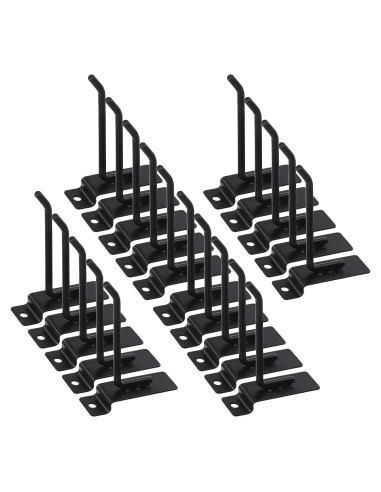Ganchos de Slatwall Swpeet 10.16 cm 20 Pcs Alta Resistencia