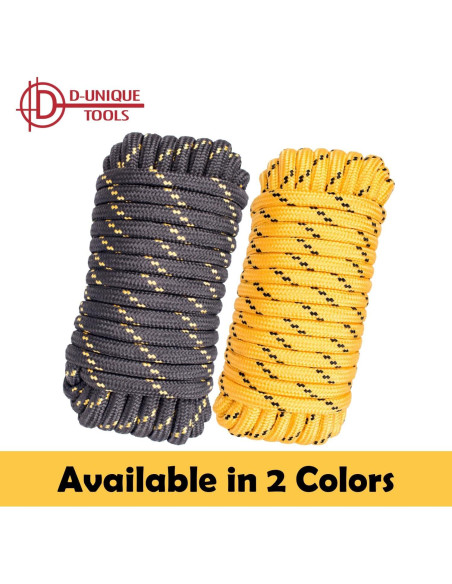 Cuerda Trenzada D-Unique Tools 1/2" x 15.24 m Multiusos Cuerda Trenzada D-Unique Tools 1/2" x 15.24 m Multiusos