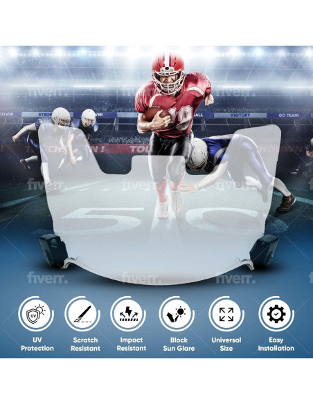 Visera de Fútbol Juvenil Clara Unique Sports CVV-F Irrompible