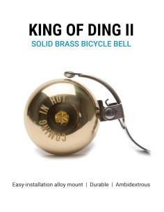 Campana de Bronce Portland Design Works King of Ding II 5.08cm 2