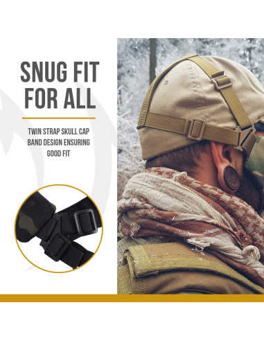 Máscara de Malla Plegable OneTigris 15.24 cm Táctica Militar