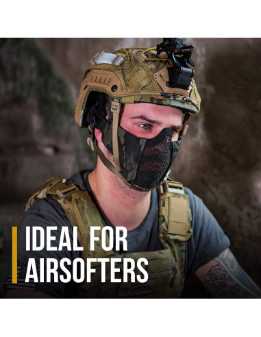 Máscara de Malla Plegable OneTigris 15.24 cm Táctica Militar