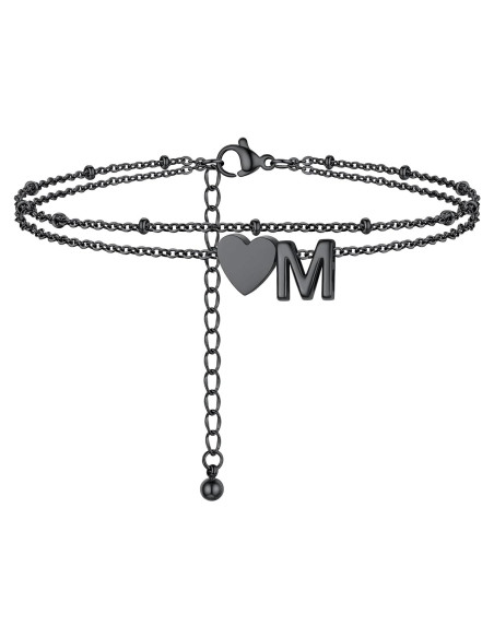 Brazalete de Tobillo Iniciales Prosteel Ajustable Acero Inoxidable