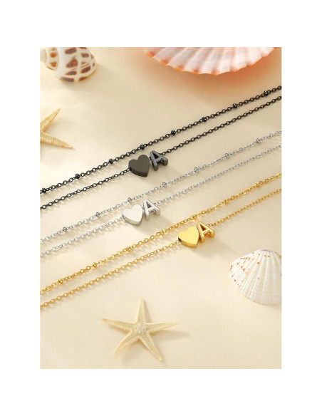 Brazalete de Tobillo Iniciales Prosteel Ajustable Acero Inoxidable